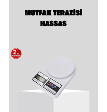 LCD Ekranlı Hassas Dijital Mutfak Terazisi – 5kg Kapasite, 1g Hassasiyet