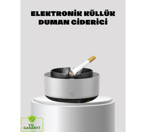 Küllük ve Hava Temizleyici 2’si 1 Arada – Sigara Kokusu Giderici, Araba ve Ofis İçin