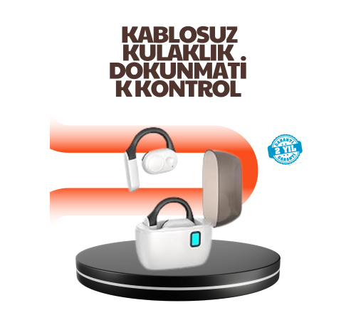 Bluetooth 5.0 Kulak İçi Kulaklık – Güçlü Bas, Uzun Pil Ömrü, Şarj Kutulu Tasarım