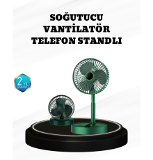 Taşınabilir Şarjlı Mini Fan – Katlanabilir Gövde, 3 Hız Kademesi