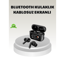 Bluetooth 5.3 ANC Kablosuz Kulaklık – Dokunmatik Kontrol, Dijital Ekran ve Uzun Pil Ömrü