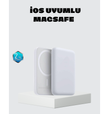 MagSafe 15W Kablosuz Hızlı Şarj, Lightning Girişli Taşınabilir Batarya