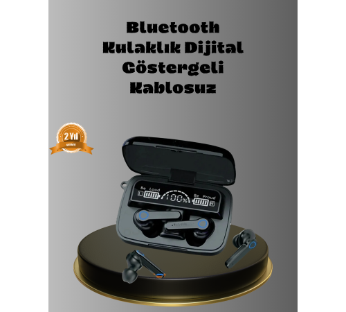 Powerbank’lı M19 Bluetooth Kulaklık – Oyun İçin Düşük Gecikme, Uzun Kullanım ve Şarj Desteği