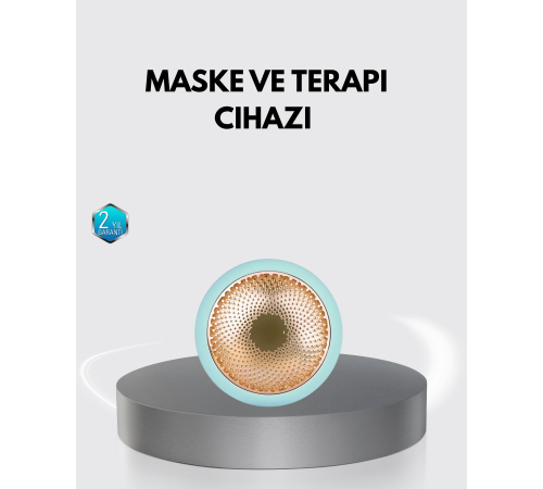 UFO Mini Akıllı Maske Cihazı – 90 Saniyede Işıltılı Cilt, Termoterapi ve LED Işık Bakımı