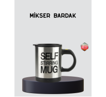 Otomatik Karıştıran Akıllı Kupa – Paslanmaz Çelik, Isı Korumalı