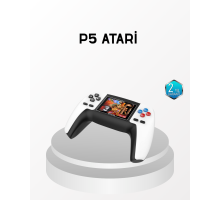 520 Klasik Oyunlu P5™ ControllerView Retro Konsol – Şarjlı, AV Giriş Destekli, Ergonomik Tasarım