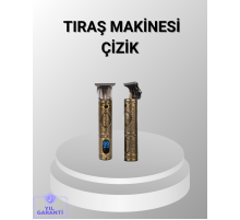 Şarjlı Kablosuz Tıraş Makinesi – 1800 mAh Batarya, Uzun Pil Ömrü, Profesyonel Sessiz Motor