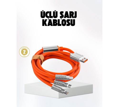 Hızlı Şarj Uyumlu Şarj Kablosu – Esnek Yapı, Güçlü Bağlantı, Yüksek Performans