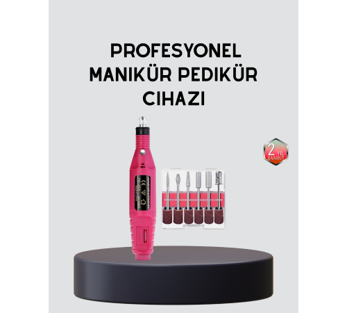 Tırnak Matkap Makinesi – Profesyonel Manikür Pedikür Cihazı, Ayarlanabilir Hız ve Sessiz Çalışma