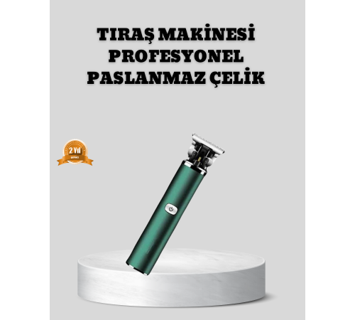 Şarjlı Erkek Tıraş Makinesi – 180 Dakika Pil Ömrü, 2.5 Saat Hızlı Şarj, USB ve Powerbank Uyumlu