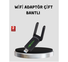 1200 Mbps Dual Band WiFi Adaptör – 5.8G & 2.4G Çift Antenli