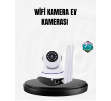 Akıllı IP Güvenlik Kamerası – 1080P HD, Gece Görüşlü, Hareket Algılamalı