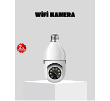 Akıllı Duy Kamera 360 Derece Dönebilir ve PTZ Teknolojili