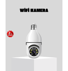 Akıllı Duy Kamera 360 Derece Dönebilir ve PTZ Teknolojili