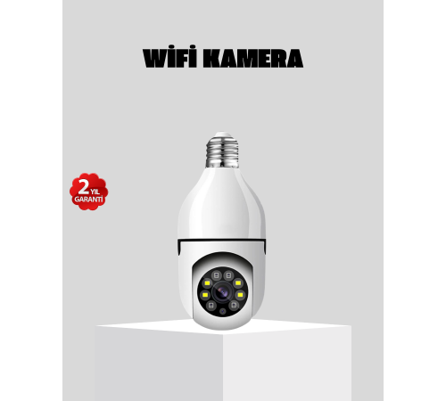 Akıllı Duy Kamera 360 Derece Dönebilir ve PTZ Teknolojili