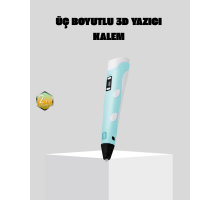 3D Kalem Ergonomik ve 1.75 mm Filament Destekli FDM Yazıcı Kalemi