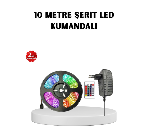 Renkli Smart LED Şerit – Suya Dayanıklı, Esnek, Enerji Tasarruflu