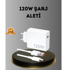 Turbo 120W Hızlı Şarj Cihazı – Kısa Devre ve Akım Koruma Özellikli