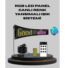 5V USB Akıllı Piksel LED Panel – Mobil Uygulama Kontrollü, Renkli Işık Efektli