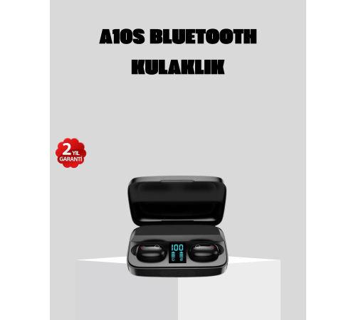 A10s Kablosuz Bluetooth Kulaklık – 1800mAh Powerbank, Otomatik Eşleşme, iOS/Android Uyumlu