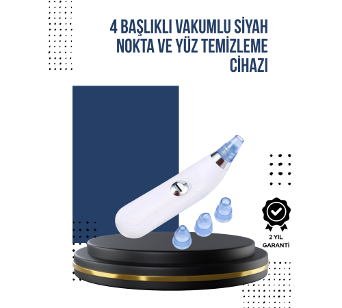 Mikro Kristal Başlıklı Siyah Nokta Temizleme Cihazı – Vakum Gücüyle Gözenek Sıkılaştırıcı