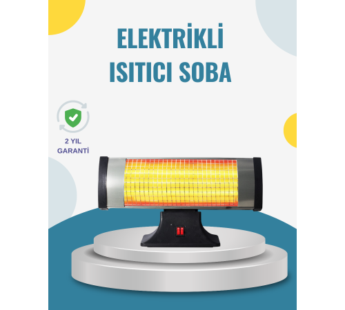 Hızlı Isıtan Kızılötesi Isıtıcı 3 Kademe Ayarlı