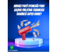 Dolar Boyutunda Kâğıt Atışı Yapan Pil ile Çalışan Oyuncak Tabanca