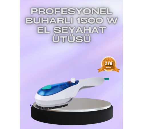 Kompakt Seyahat Tipi Buharlı Ütü Pratik Kırışıklık Açıcı