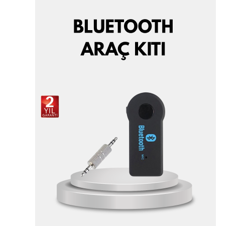 Car Bluetooth AUX Oto MP3 Player Kablosuz Müzik ve Görüşme Cihazı