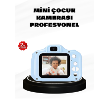 Çocuklar İçin Mini Dijital Kamera – 1080p HD, 2.0 İnç Ekran, Komik Filtreli ve Şarjlı