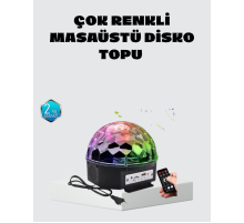 Taşınabilir Mini Disko Topu Lamba – Müzikle Senkronize Işık Efekti ve Parti Atmosferi