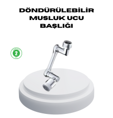 Dönebilir Musluk Başlığı – Lavabo Temizliği ve El-Yüz Yıkamada Maksimum Rahatlık