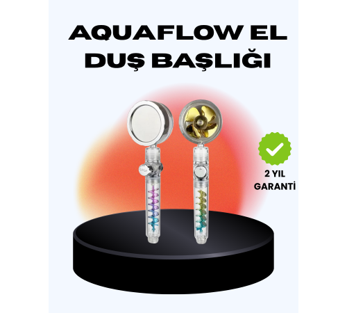Döner Pervaneli El Duşu Başlığı – Su Tasarruflu, Basınç Artırıcı, Yağmur Etkili