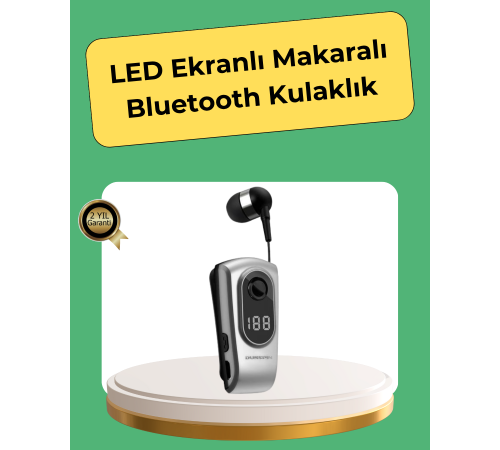 Kablosuz Bluetooth 5.2 Kulaklık – Titreşimli Uyarı ve Uzun Pil Ömrü