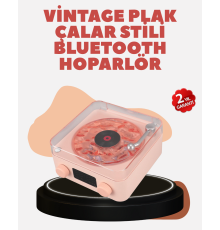 Retro Kristal Netliğinde Ses – Gece Işıklı Retro Bluetooth Hoparlör