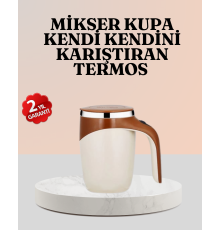 Paslanmaz Çelik Şarjlı Karıştırma Kupa – Otomatik Manyetik Blender Fincan