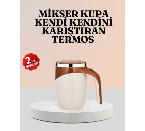 Paslanmaz Çelik Şarjlı Karıştırma Kupa – Otomatik Manyetik Blender Fincan