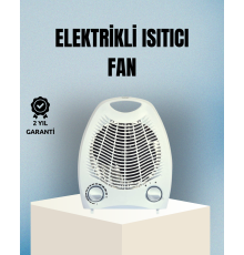 Fanlı Elektrikli Isıtıcı – 3 Kademeli Isı Ayarı ve Güvenli Kullanım