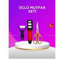 Çok Amaçlı Mutfak Makas Seti – Paslanmaz Çelik ve Ergonomik Tasarım