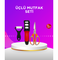 Çok Amaçlı Mutfak Makas Seti – Paslanmaz Çelik ve Ergonomik Tasarım