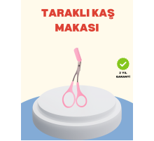 Profesyonel Taraklı Kaş Makası – Evde ve Salon Kullanımına Uygun