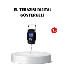Portatif Dijital El Kantarı – Bavul, Kargo ve Paket Tartı Cihazı 50 Kg