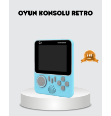Taşınabilir Retro Oyun Konsolu – 3.5 İnç LCD, 666 Klasik Oyun, TV Destekli