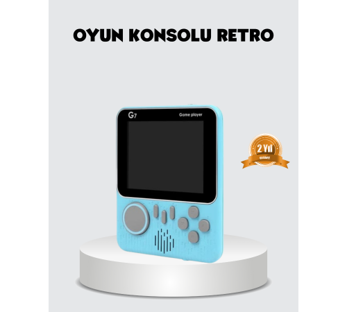 Taşınabilir Retro Oyun Konsolu – 3.5 İnç LCD, 666 Klasik Oyun, TV Destekli