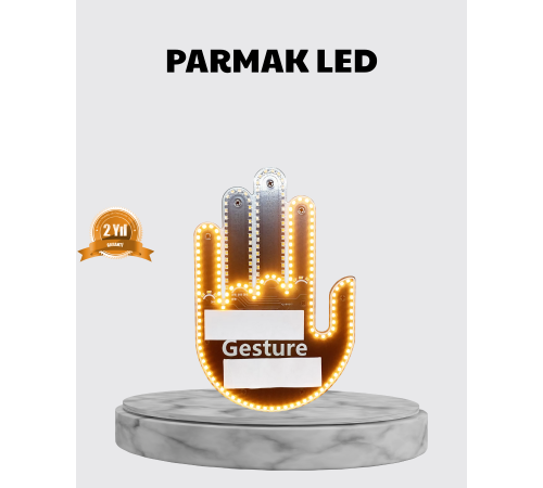 176 LED’li Amber Trafik Uyumlu Sinyal Işığı – El Hareketiyle Kontrol