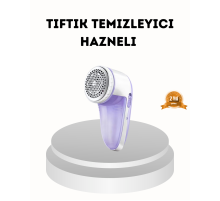 Taşınabilir Şarjlı Tiftik Toplayıcı – Çıkarılabilir Hazneli, Anti-Statik Fırçalı