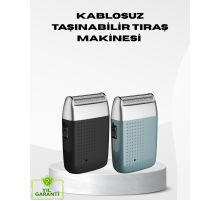 Kablosuz Şarjlı Sakal Tıraş Makinesi – Kuru Kullanım, Uzun Pil Ömrü