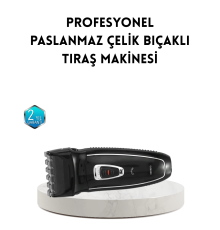 Unisex Şarjlı Saç ve Sakal Kesme Makinesi – Sessiz Motor, 1–12 mm Ayarlanabilir Başlık