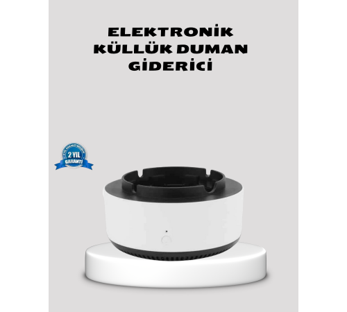 Hava Temizleyici Küllük – Sigara Dumanı Filtreli, Sessiz Çalışan, Şık Tasarım