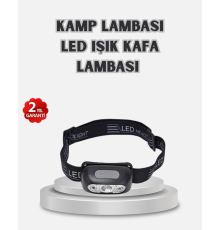 Gece Balıkçılığı İçin Ultra Parlak Şarjlı Kafa Lambası | 4 Işık Modu + USB Şarj